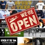 Web Store Opening Poster - Stick It To 'Em Sports